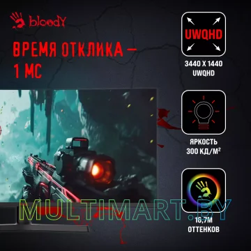 Игровой монитор A4Tech Bloody MN340W картинка 3